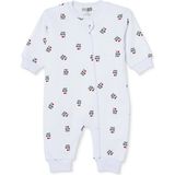 Hellobaby Kız Bebek Uyku Tulumu Slogan Baskılı Fermuarlı Bisiklet Yaka Long Sleeve Ribanalı - Ekru - 2 - 3 Yaş