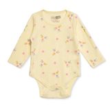HelloBaby Kız Bebek Uzun Kol Body Modelli Yaka - Ekru