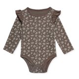 HelloBaby Kız Bebek Uzun Kol Body Modelli Yaka - Gri