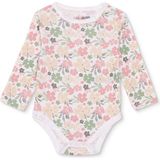 Hellobaby Kız Bebek Uzun Kol Body Ribana Çıtçıtlı Yaka - Ekru - 9 - 12 Ay