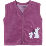 Hellobaby Kız Bebek Yelek Hayvan Baskılı Çıtçıtlı V Yaka Atlet - 6 - 9 Ay - Mor