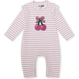 Hellobaby Kız Bebek Yenidoğan Patikli Tulum Kaşkorse Bisiklet Yaka Uzun Kol Patiksiz Paça - Açık Pembe - 6 - 9 Ay