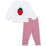 Hellobaby Kız Bebek Yenidoğan Sweatshirt-Patiksiz Alt Iki Iplik Bisiklet Yaka Uzun Kol - Mavi - 1 - 3 Ay