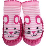 Hellobaby Kız Çarık Çorap Kız Bebek - 19 – 20 Ay - Açık Pembe