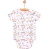 Hellobaby Kız Kısa Kol Body Kız Bebek - 3 Yaş - Pembe