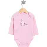 HelloBaby Kız Uzun Kol Body Kız Bebek - Pembe - 2 Yaş