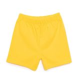 HelloBaby Unisex Basic Şort Reçme Paça Sarı -