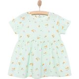 Hellobaby Yenidoğan Kız Dokuma Elbise Kız Bebek - Açık Mavi - 3 Ay