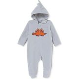 Hellobaby Yenidoğan Polar Patikli Tulum - Gri - 6 - 9 Ay