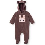 Hellobaby Yenidoğan Polar Patikli Tulum - Lila - 3 - 6 Ay