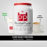 Hellobari Formula Protepure | Whey Protein | Latte Aromalı | 28 Porsiyon