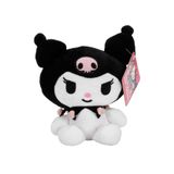 HelloKittyFriends Kuromi Peluş Oyuncak, 15 cm, Siyah, 3+ Yaş, Lisanslı Sanrio Serisi