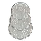 Hellomani 3'lü Set Lüx Delikli Pizza Tepsisi Lahmacun Pide Tepsisi 28-32-36 Cm