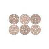 Hellove Ahşap Bardak Altlığı 6 lı Set 6 Farklı Desenli Bardak Altlığı