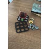 Hellove Bardak Altlığı 1ADET Şişe Kapağı Eklenen Soda Gazoz Bira Kapağı Sonradan Eklemeli