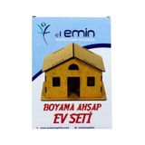 Hellove Boyama Ahşap Ev Seti Ahşap Boyama Deney ÖLÇÜLERE DİKKAT