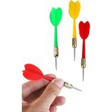 Hellove Dart Oku 3 Lü Yedek Dart Ucu Metal Uçlu Dart Iğnesi - 11 cm - Renkli