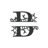 Hellove Dekoratif Ahşap Harf Monogram Harf 1 Adet Dekoratif Duvar Süsü B Harfi Büyük