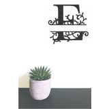 Hellove Dekoratif Ahşap Harf Monogram Harf 1 Adet Dekoratif Duvar Süsü E Harfi Büyük