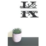 Hellove Dekoratif Ahşap Harf Monogram Harf 1 Adet Dekoratif Duvar Süsü K Harfi Büyük