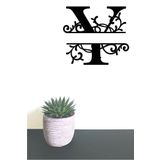 Hellove Dekoratif Ahşap Harf Monogram Harf 1 Adet Dekoratif Duvar Süsü Y Harfi Büyük