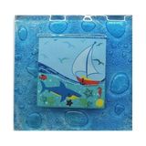 Hellove Dekoratif Cam Gider Kapağı Cam Gider Süsü 10 x 10 cm