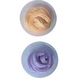 Hellove Ele Yapışmayan Mor-Turuncu Slime 2 Li Pofuduk Slaym Oyun Hamuru - standart