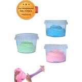 Hellove Ele Yapışmayan Slime Slaym Oyun Hamuru 3 Renk Pofuduk Slime - Renkli - 11 - 13 Yaş