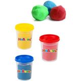 Hellove Kutulu Rengarenk Doğal Oyun Hamuru 3 Adet Oyun Hamuru Play Dough 3 x 100 Gram - Renkli