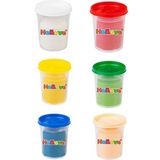 Hellove Kutulu Rengarenk Doğal Oyun Hamuru 6 Adet Oyun Hamuru Play Dough 6 x 100 Gram - Renkli