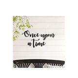 Hellove Once Upon A Time Duvar Süsü Duvar Yazısı Dekoratif Ahşap Duvar Süsü