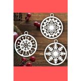 Hellove Yılbaşı Ağacı Süsü 3 lü Yılbaşı Süsü Noel Süsü Christmas Ornament Parti Süsü