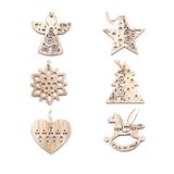 Hellove Yılbaşı Ağacı Süsü 6 lı Yılbaşı Süsü Noel Süsü Christmas Ornament