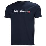 Helly Hansen Core Graphic 2.0 Erkek Lacivert Yuvarlak Yaka Tişört, L