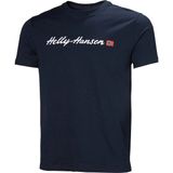 Helly Hansen Core Graphic 2.0 Erkek Lacivert Yuvarlak Yaka Tişört
