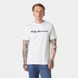 Helly Hansen Core Graphic Erkek T-Shirt - 2XL - Beyaz