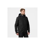 Helly Hansen Crew Hooded Midlayer 2 Erkek Siyah Kapüşonlu Mont