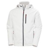 Helly Hansen CREW HOODED MIDLAYER JACKET 2 Erkek Mont, Beyaz, M