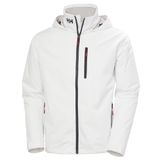 Helly Hansen CREW HOODED MIDLAYER JACKET 2 Erkek Mont, Beyaz, S