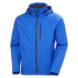 Helly-Hansen Crew Kapşonlu Midlayer 2.0 Su Geçirmez Ceketler Erkekler için Yalıtımlı Rüzgar Geçirmez Yelken Kumaşı ve Paketlenebilir Kapüşonlu, 543 Kobalt 2.0, M