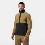 Helly Hansen Daybreaker Snap Polar Erkek 2XL Düğmeli Polar Süper Yumuşak Geri Dönüştürülmüş Kumaş - Kahverengi