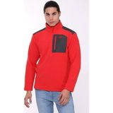 Helly Hansen Erkek Block Polar Sweatshirt - Kırmızı