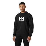 Helly Hansen Erkek HH Logo Crew kazak, Siyah, L