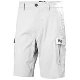 Helly Hansen Erkek HH Qd Kargo Şortu 11 inç, Gri Fog, 34