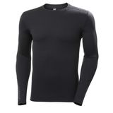 Helly Hansen Erkek Lifa Merino Midweight Crew Tişört Siyah,S