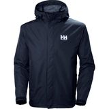 Helly Hansen Erkek Yağmurluk Seven J Outdoor Kullanım İçin Su Geçirmez Lacivert Şişme Mont M Beden