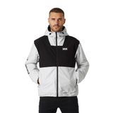 Helly Hansen Ervik Ins Rain Siyah Beyaz Erkek Mont