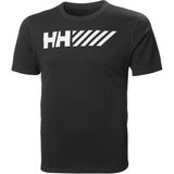 Helly Hansen Helly Hansen Lıfa Tech Graphic Tshirt Erkek T-Shirt / Polo T-Shirt - Siyah