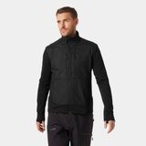 Helly Hansen Helly Hansen Versalıte Hybrıd Fleece Mont Erkek Siyah Polar HHA.63347-HHA.990 - 2XL