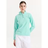 Helly Hansen HH..15001_HHA.416_W SLOPE POLAR Mavi Dik Yaka Normal Fit Kadın Polar Sweatshırt